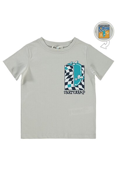 Civil Boys Skateramp Printed 2-5 Years Old T-Shirt - Gray 3-4 Years Old