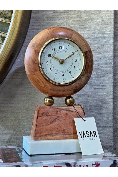 YASAR CONCEPT Woodlock Masa Saati 15x28 Cm