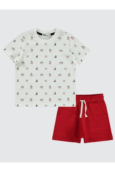 Civil Boys طقم مكون من قطعتين لعمر 2-5 سنوات - أبيض 5-6 سنوات