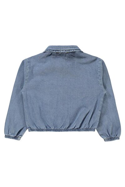 Civil Girls Kız Çocuk Gömlek 6-9 Yaş Mavi