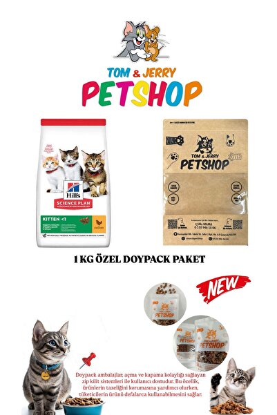 Hill's Kitten Chicken Tavuklu Yavru Kedi Maması 750 Gr - Kilitli Paket