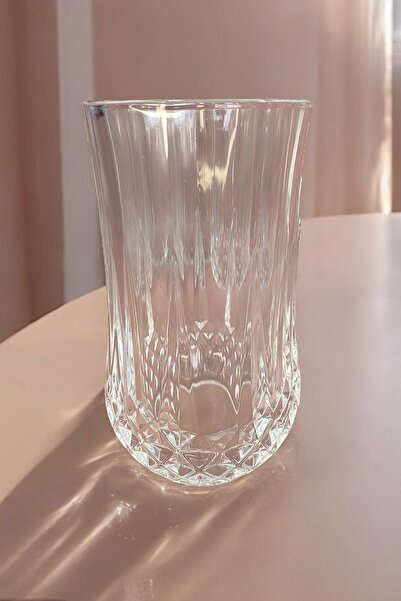 Dore Voir 6 Pieces Glass Long Water Glass Cutting Model 340 ml