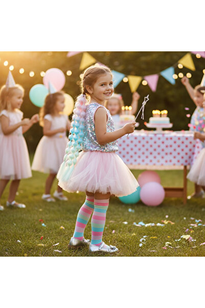 Mina Peruk Balon Örgülü Lastikli At Kuyruğu - ACM08