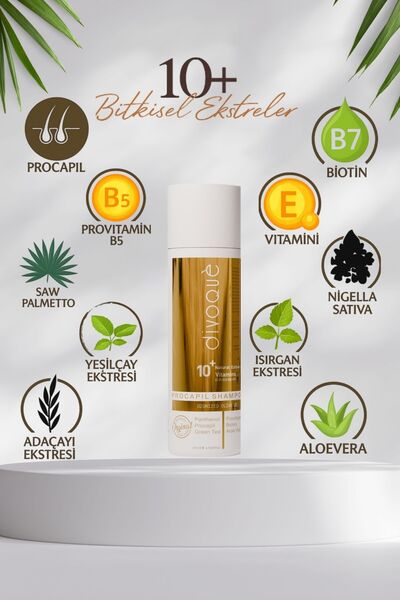 DIVOQUE Yoğun Dökülme Karşıtı Şampuan – Biotin & Procapil, Sülfatsız 200 ml