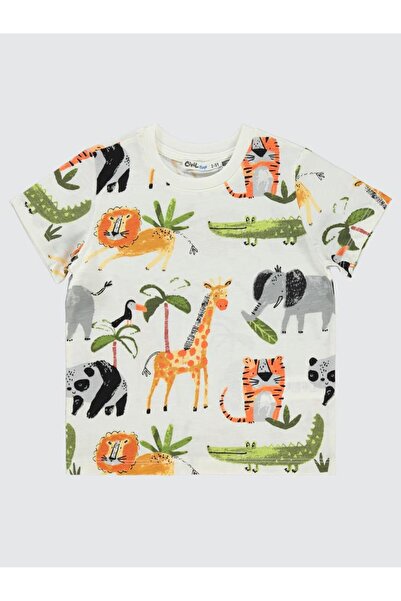 Civil Boys Μπλουζάκι για αγόρι 2-5 ετών - Εκρού
