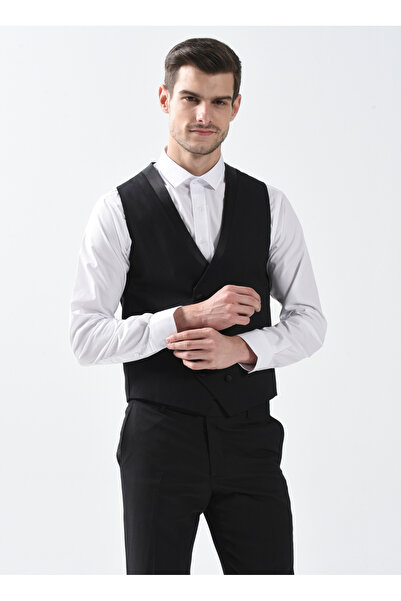 SÜVARİ Normal Bel Slim Fit Siyah Erkek Takım Elbise TK3000400239