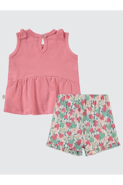 Miniworld Lover Şortlu 6-18 Ay Takım - Pembe 12-18 Ay