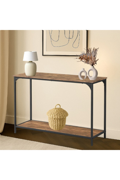 DEC4 brown wooden console