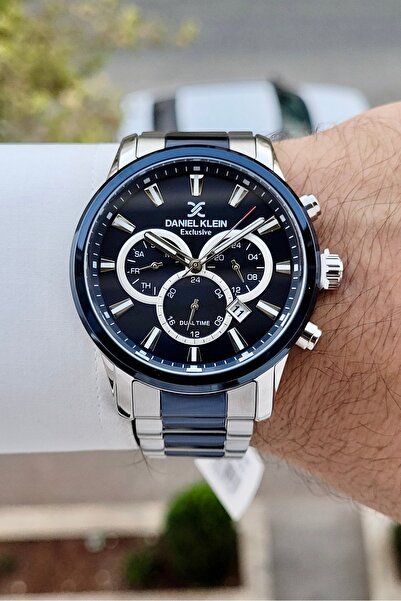 Daniel Klein Göstergeleri Aktif Kadranı Lacivert Metalik Renk 2 Yıl Garantili...