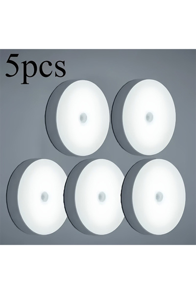 Taimi Pack Of 5 Wall LED sensor Night Light white color