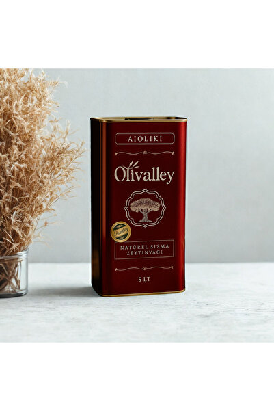 Olivalley "Premium" Yeni Hasat Soğuk Sıkım Naturel Sızma Zeytinyağı 5 L