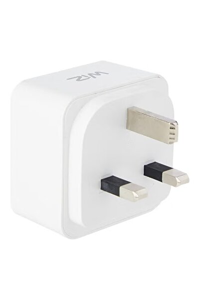 Wiz Smart Plug WiFi UK 3-Pin, Remote & Voice Control, Alexa Google Compatible, Energy Monitor, Timer