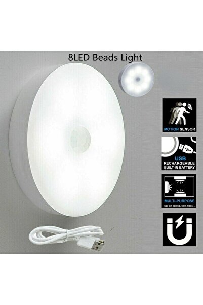 Taimi Pack Of 5 Wall LED sensor Night Light white color