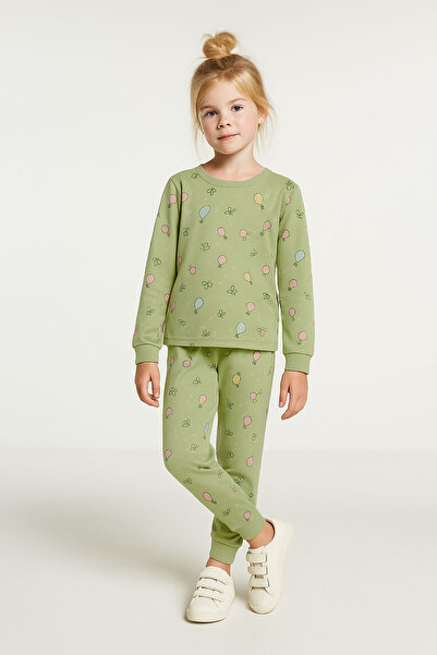 Beniizle Set de pijamale pentru fete cu model de fructe