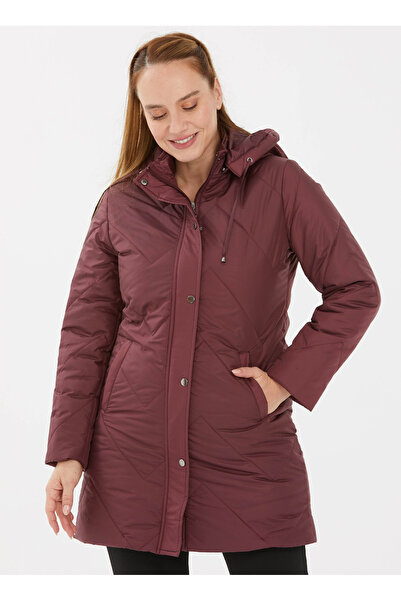 Selen Bordo Kadın Mont 22KSL6008