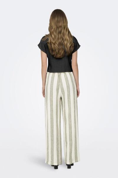 ONLY Onlsiesta Ss Knot Lin Sheriff Black - Pant Cancelled