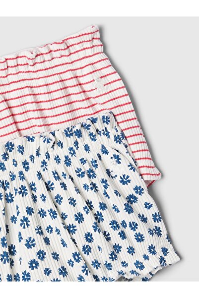 GAP Bebek Çok Renkli First Favorites Rib Bubble Şort