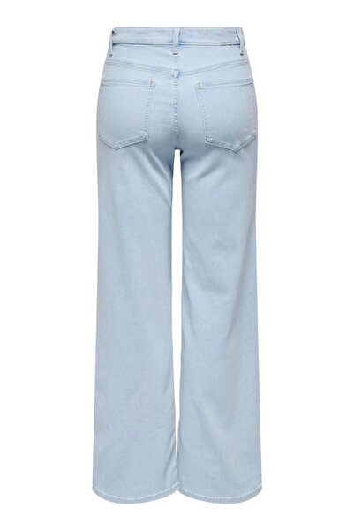 ONLY Дамски дънки Onlmadison Blush Hw Wide Dnm Cro495 Noos Light Indigo 15338289