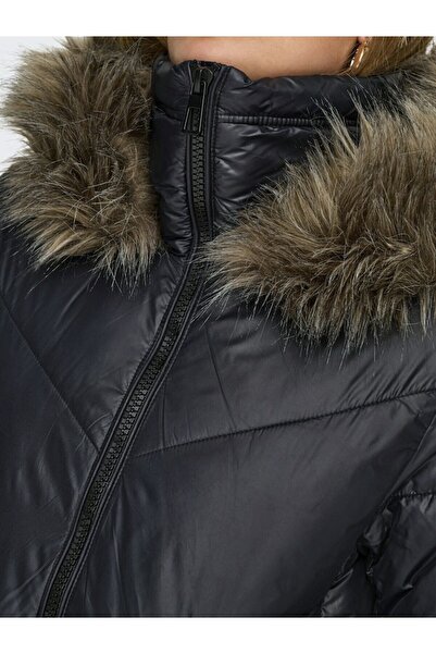 ONLY Palton negru Onlfever Short Puffer Life Cc Otw pentru femei 15322003-Black