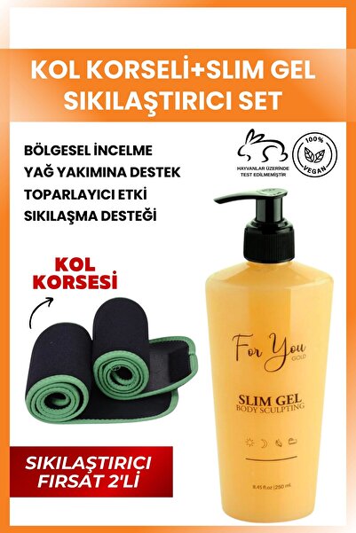 For You Gold Slimjel Inceltici-yağ Yakıcı-sıkılaştırıcı-çatlak Ve Selülit Jel...