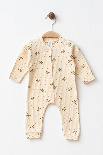 yukobaby bebeğiniz için en doğalı Baby Beige 3-6-9 Months Cotton Sleeveless J...