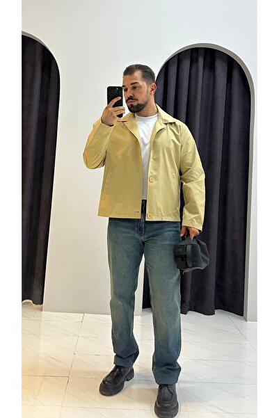 MERVENS Düğmeli Boxy Kalıp Trençkot Ceket