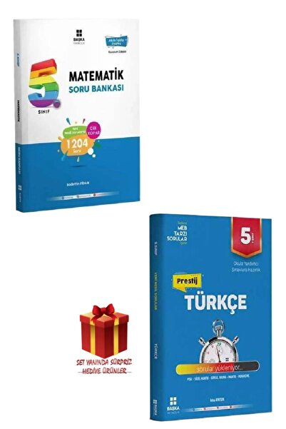 Başat Yayınları Başka Yayınları 5. Sınıf Matematik Soru Bankası Branş Akademi...