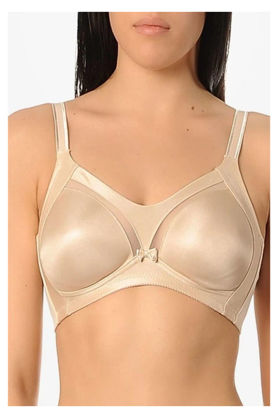 Yeni İnci Women's Non-Woven Non-Padded Tulle Detailed Adapter Bra ys1610