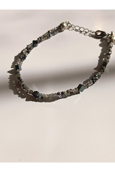 Medusa Accessories سوار من حجر الياقوت بصف مزدوج 1 ملم