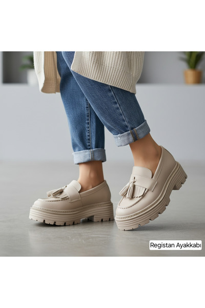 Registan Shoes Loafer Püskülü Gündelik Ayakkabı