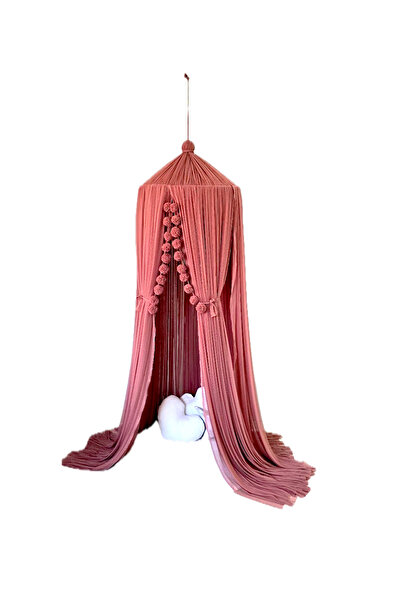 Bila Baby Stqueen Premium Gül Kurusu Cibinlik Sineklik Bebek Odası Beşik Tülü Aksesuar Hayal Tül Büyük Boy