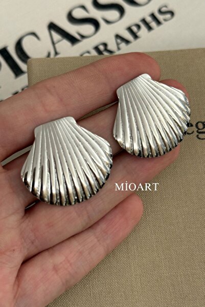 MioArt Özel Seri Deniz Kabuğu Tasarım Küpe