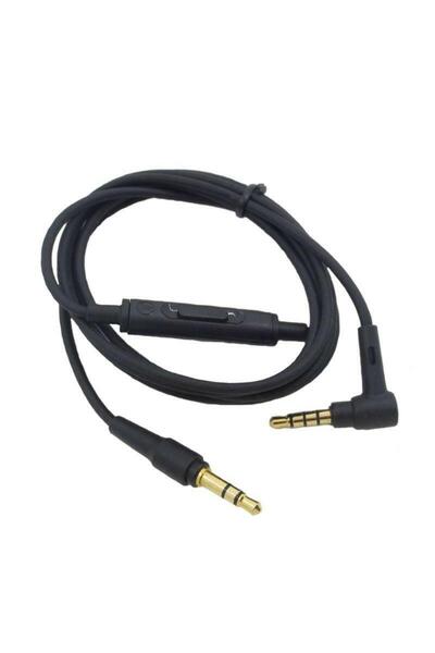 PadForce Cablu audio pentru ATH-MSR7, ATH-MSR7NC, Ar3bt, Ar5bt, mufă de 3,5 mm, lungime 1,50 m - microfon încorporat