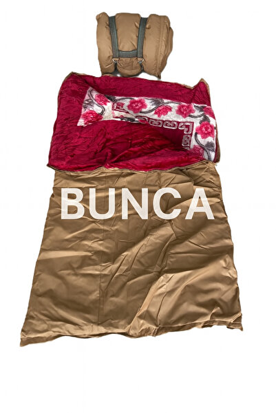 BUNCA Tanzanian sleeping bag for trips and camping, size 200 cm x 100 cm, lined with a blanket in different shapes