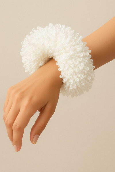 a02teks Women's Buckle White Bun Hair Clip