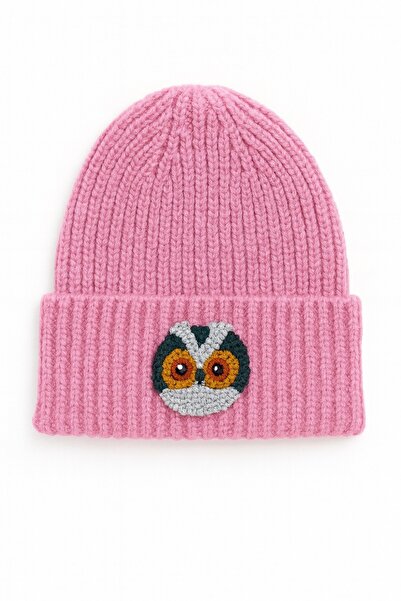 byebruketenci Pink Owl Beret Punch Hat Christmas Gift
