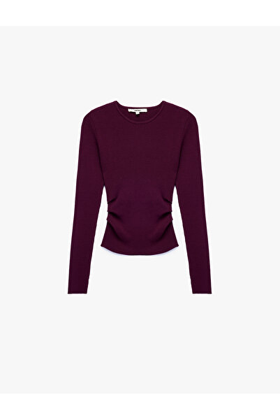 Koton Uzun Kollu Yuvarlak Yaka Basic Triko Kazak