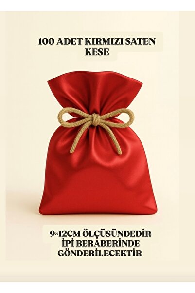 ALASEREN SATEN KIRMIZI TAKI KESESİ DÜĞÜN, NIŞAN,KINAGECESİ TAKI,SABUN,LAVANTA...