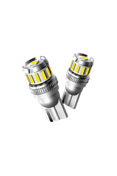 RG Parts Set of 2 LED car position bulbs W5W CSP 6000k cool white canbus T10 12V