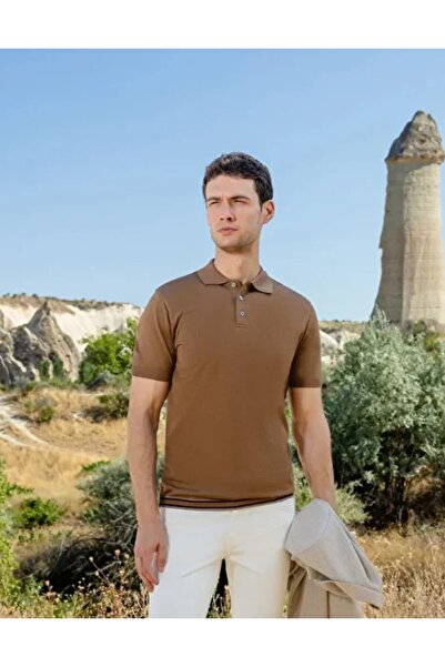 Morven Мъжка тениска Taba Trend с поло яка и динамичен крой