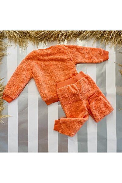 MUSCO Girl's Set Winter Fleece Plush Chick Twety Model Winter Bottom Top Set