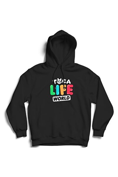 The Fame Toca Life World Logo Igra Sa kapuljačom Dukserica - Toca Boca Hoodie