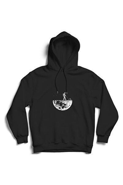The Fame Sweatshirt Space Child Sa kapuljačom - Hoodie sa astronautom i metlom