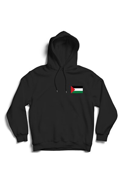 The Fame Palestine Sa kapuljačom Sweatshirt - Mini logo i turska zastava