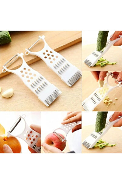 ARVALE Karışık Renk 5 Fonksiyonlu Pratik Soyacak Cips Yapma - 1 Adet