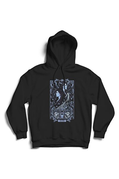 The Fame سويت شيرت بقلنسوة من الجوزاء، الجوزاء، القوطي، علم التنجيم، برجك، عل...