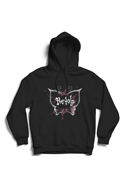 The Fame Melanie Martinez Portals - Hanorac cu glugă cu model fluture și furios