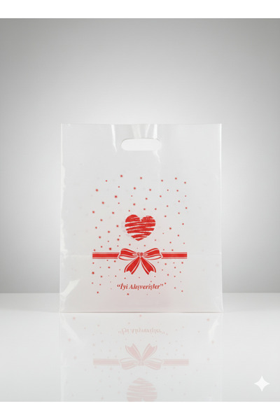 Ta-Fu Global 60x70- 6 NO BASKILI TAKVİYELİ POŞET ( 1 KG = 14 ADET )