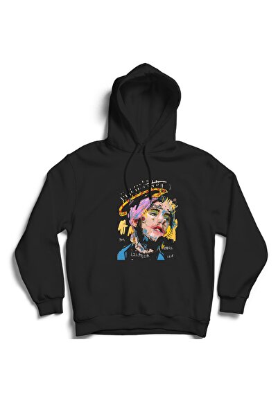 The Fame Lil Peep - Hanorac cu glugă cu model de muzică rap și hiphop