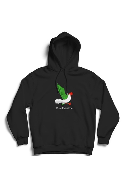 The Fame Slobodna Palestina, golub, golubica Sa kapuljačom dukserica sa kapul...